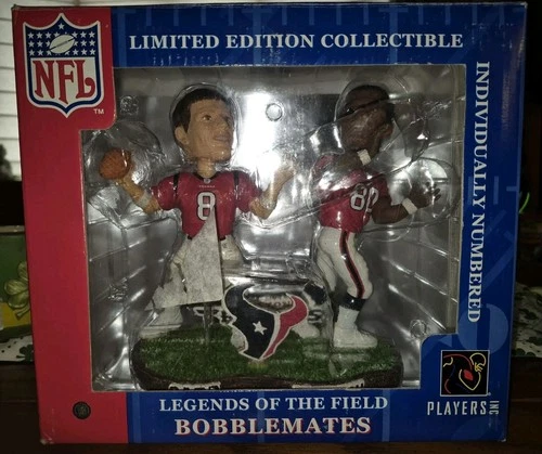 NFL Houston Texans Legends Of The Field Bobblemates Bobblehead Carr & Johnson