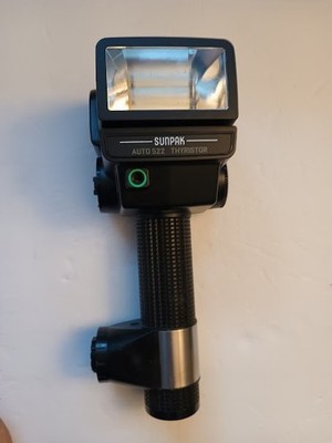 Sunpak Auto 522 Thyristor Handle Mount Flash Tested
