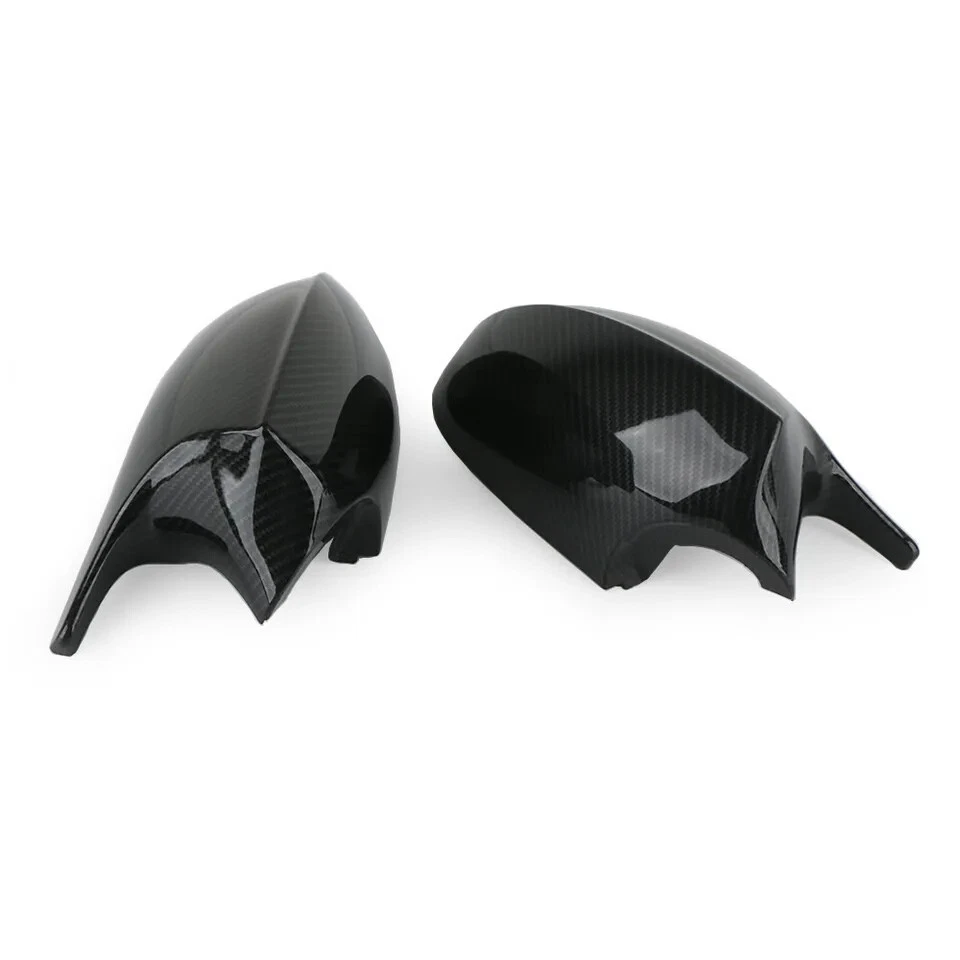 Tapa de cubierta de espejo de fibra de carbono 2 piezas para BMW E90 M3 E92 M3 E93 M3 E82 1M 2009-2012 Foto 3 de 4
