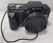 Sony Cyber-shot DSC-H10 Digital Camera Black For Parts or Repairs