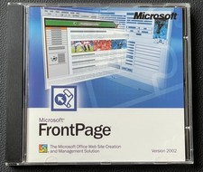 Microsoft FrontPage Version 2002 Web Site Creation  Management Solution CD-ROM
