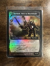 Korlash, Heir to Blackblade Future Sight Foil ARTIST Alter Signature