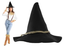 Nicky Bigs Novelties Witch Wizard Hat for Adults, Felt Oktoberfest Hat, Scare...