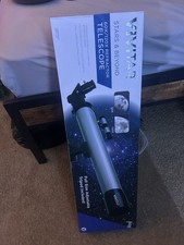 Vivitar Stars  Beyond Refractor Telescope 120x Tripod 5x Finderscope