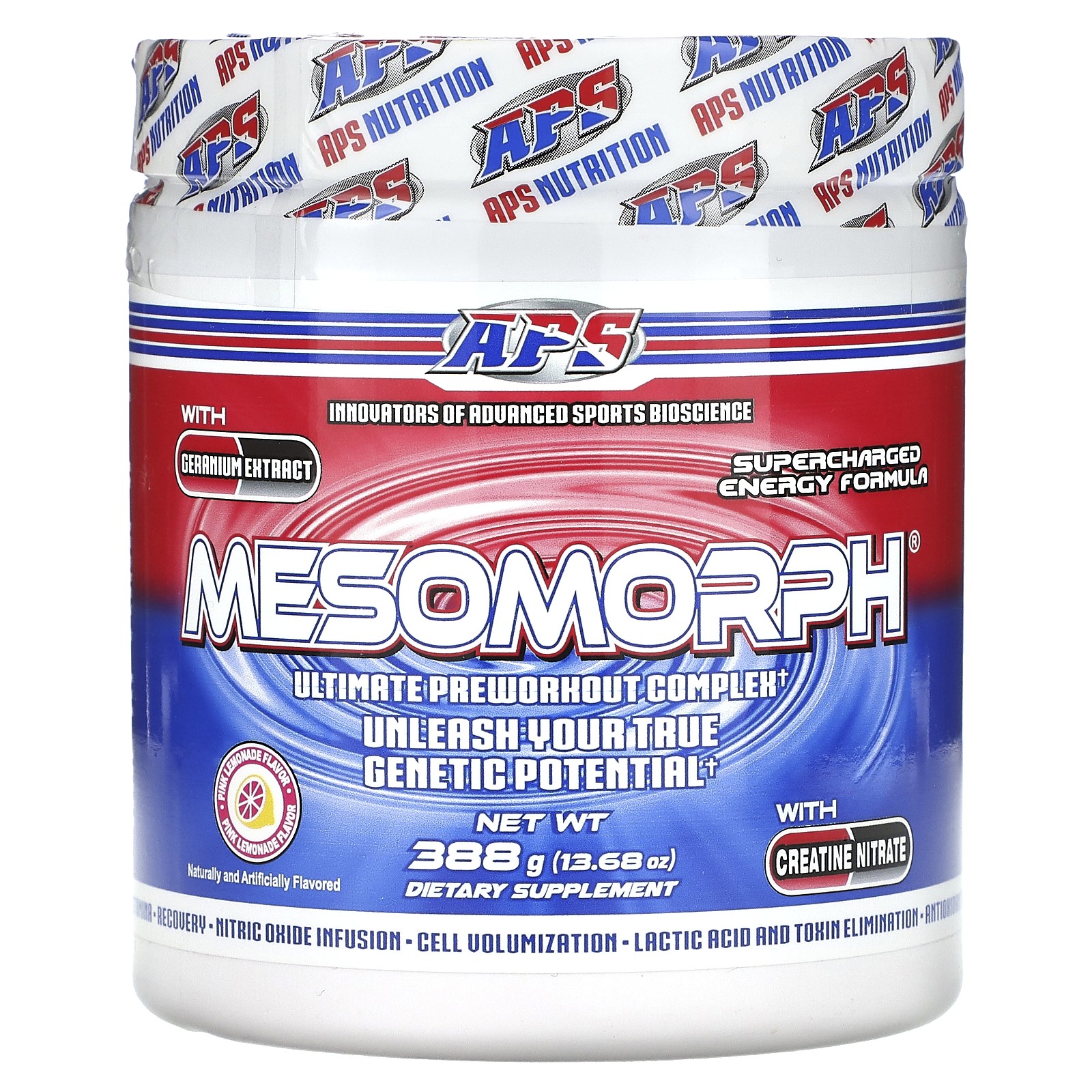 Mesomorph Розовый лимонад 1368 унции 388 г 7590₽