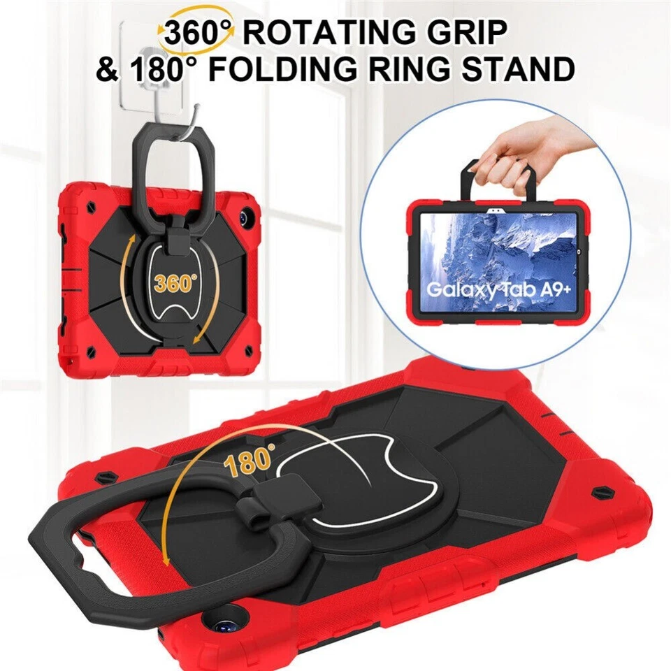 Funda resistente con soporte para tablet Samsung Galaxy Tab A9 Plus A9+ 11" Foto 4 de 4
