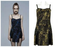 Punk Rave Women Sleeveless Long Dress Elastic Fabric Slim Fit Harajuku Dresses