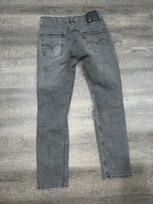 Levis Jeans Mens 32x32 Charcoal Gray 511 Slim Fit Straight Flex Stretch  Denim | eBay