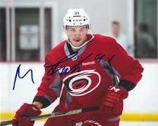 Signed  8x10 MARTIN FRK Carolina Hurricanes Photo - COA