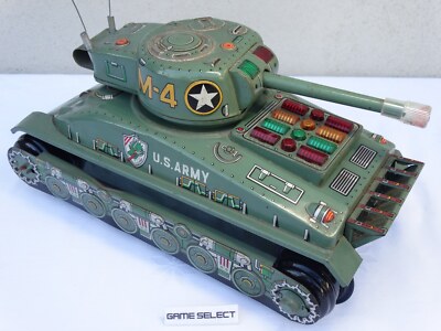 動画あり！！★タイヨー(TAIYO)ブリキ戦車M-4 シャーマン★ 動画あり！！☆タイヨー(TAIYO)ブリキ戦車M-4 シャーマン☆ 動画あり