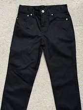 Ring of Fire Boy s Black Straight Leg Jean Pants, Size 14