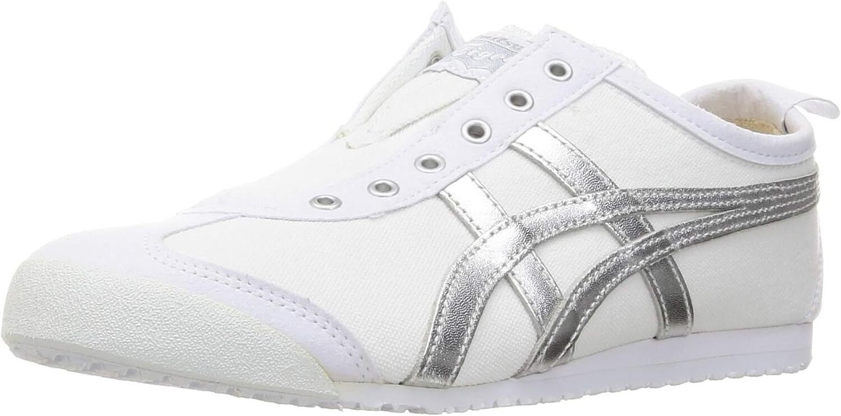 Asics Onitsuka Tiger shoes MEXICO 66 SLIP-ON CV TH1B2N Silver