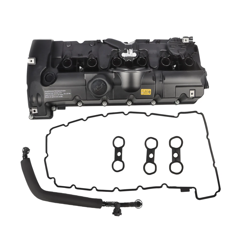 Valve Cover Gasket & Hose for BMW N52 E70 E82 E90 E91 X3 X5 128i 328i 528i Z4 Foto 2 de 4