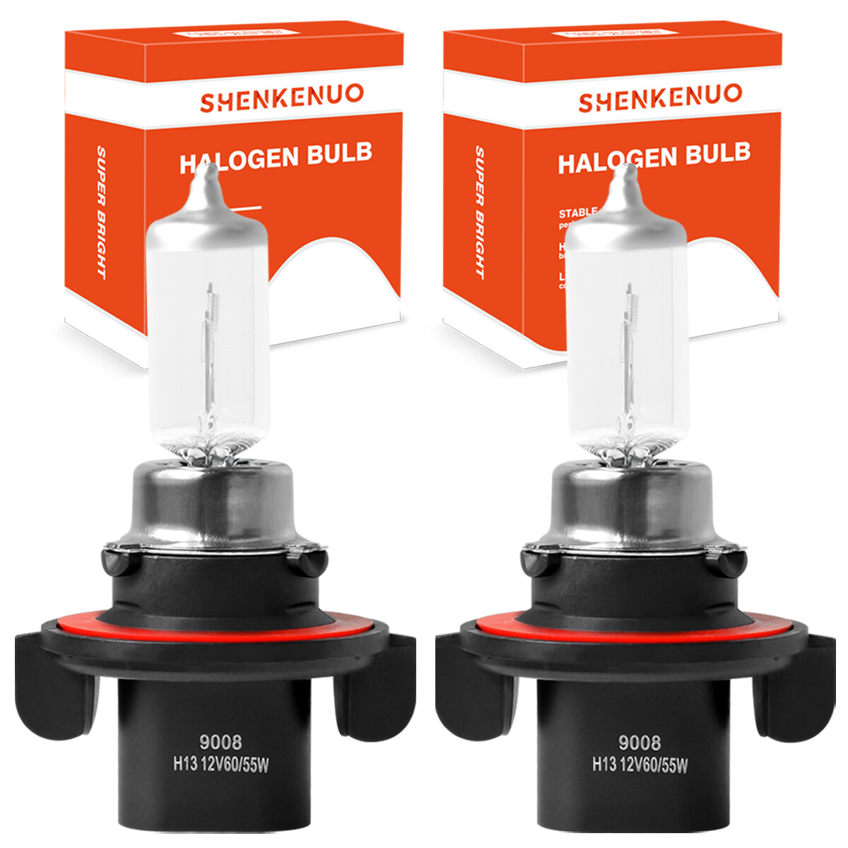 For Nissan Sentra 2004-2012 2X H13/9008 3400K Halogen Headlight Bulb High/Low BP