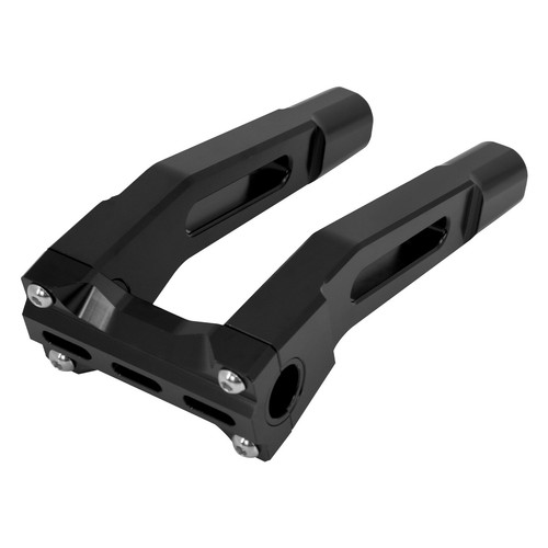 Black 10'' Handlebar Risers 1-1.25" Bar 2" Pullback Fit For Harley VRSC Softail - Picture 8 of 10
