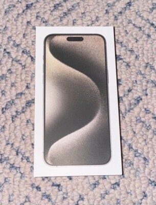 iPhone 15 Pro Natural Titanium *BOX ONLY*