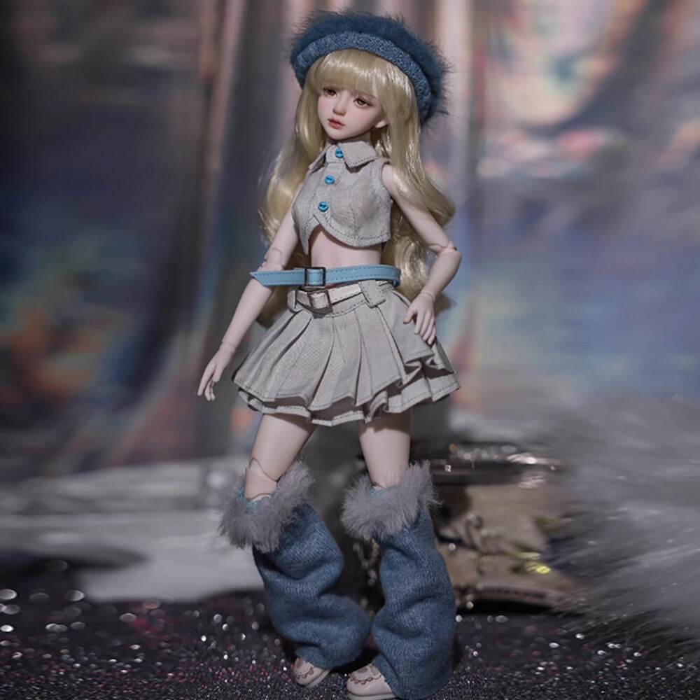 1/6 BJD Doll Ball Joint Doll Resin Trendy Daughters Girl Suit Full