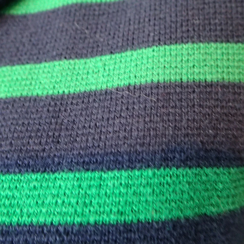 Banana Republic Azul Marino Verde Rayas Suéter Cárdigan Chaqueta Blazer m w8 Foto 2 de 4