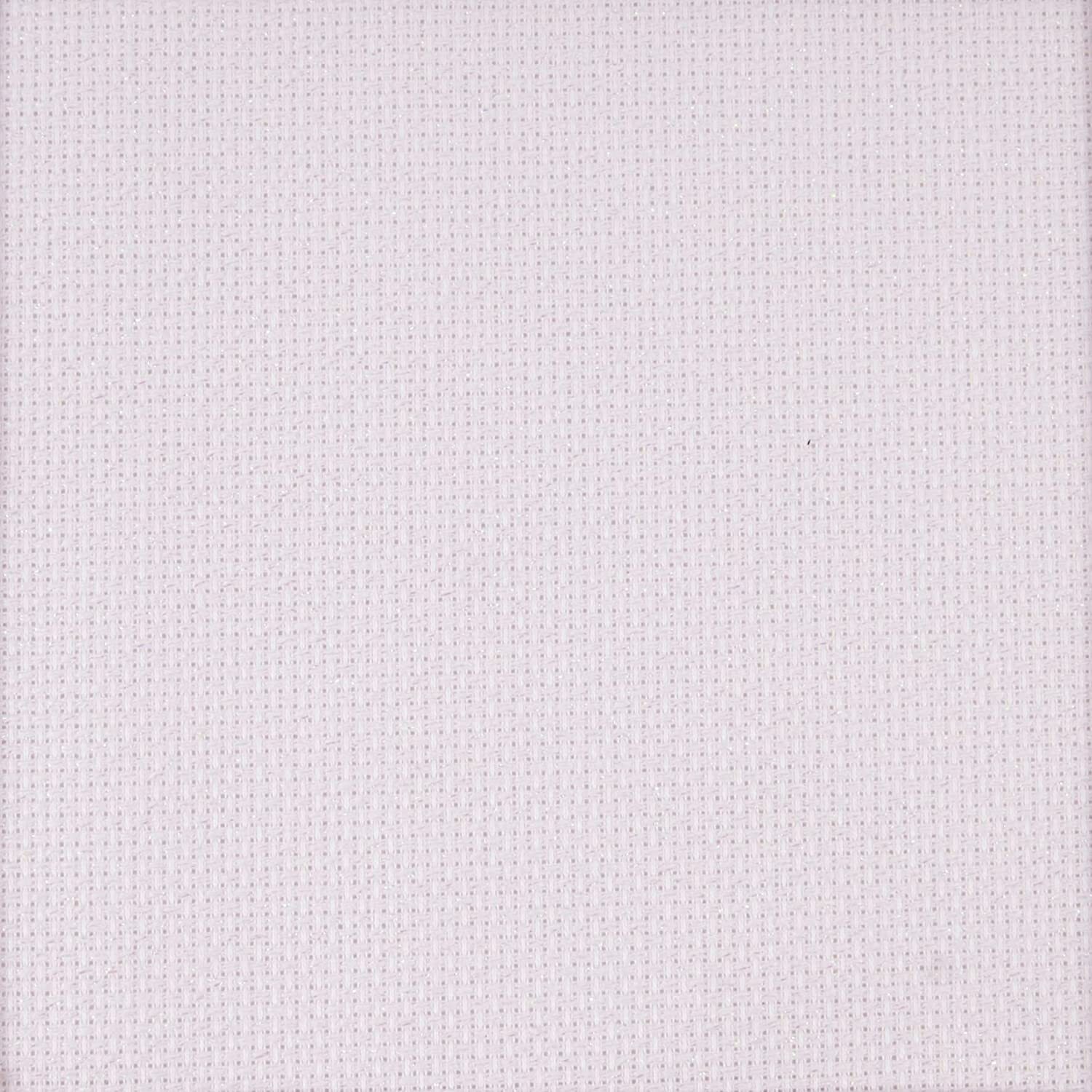 DMC Charles Craft Iridescent 14 count Pale Pink Aida 15"" x 18"" (38cm x 45cm)