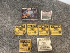 Vintage Guitar String Lot Mapes John Pearse Bill Lawrence