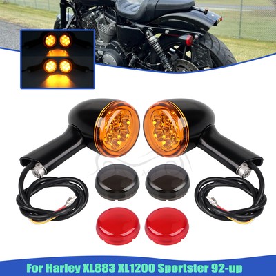 Luz Trasera Para Motocicleta, Luz De Freno Debajo Del Guardabarros Trasero Para Harley Davidson Touring Sportster XL883 XL 883 1200