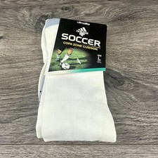 Adidas Copa Zone Cushion Soccer Socks White Size Large 9-13