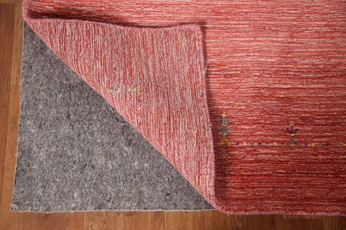 Pink Gabbeh Rug 9x12 ft.All-Over Oriental Handmade Wool Living Room Area Carpet - Picture 8 of 12