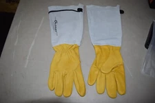 Glosav Leather Thorn Proof Gardening Gloves Long Cuff Roses XL