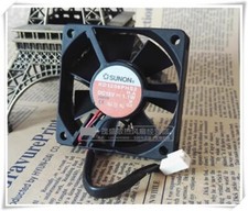 SUNON KD1206PHS2 6015 DC12V 1.1W 6CM 2-Pin Silent Cooling Fan