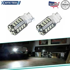 2x White 6000K LED 3156 3056 3457 Backup Reverse Light Bulbs For Ford Chevrolet