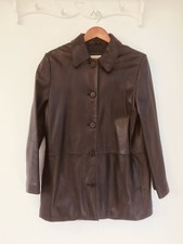 Liz Claiborne Black Leather Jacket Ladies Size M
