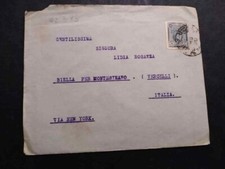 Envelope Cover Peru for Italy Tariff 15 Centavos 1928 WE382