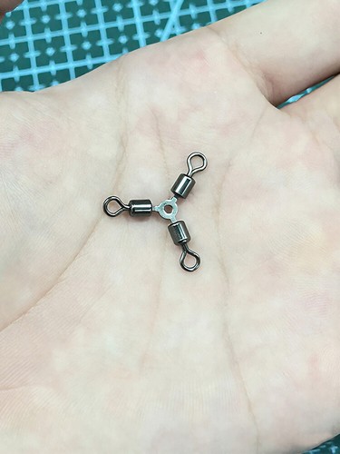 30x 3 Way Swivel Fishing Tackle Saltwater Stainless Steel Fishing Lure Connector - Picture 11 of 18