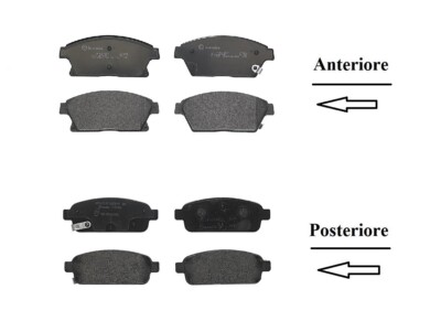 Kit Pastiglie Freni Brembo Sinterizzate - Per Anteriori E Posteriori - Compatibile Con SW-T 400, 600 E Altri Modelli