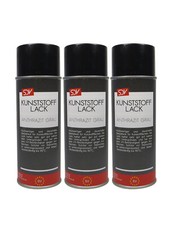 KUNSTSTOFFLACK SPRAY Anthrazit 3x 400ml  Kuns...