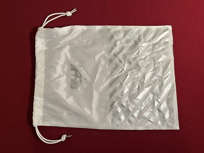 Nike X Billie Ellish Air Alpha Force White Drawstring Shoe Bag 17.5 x 13 NEW