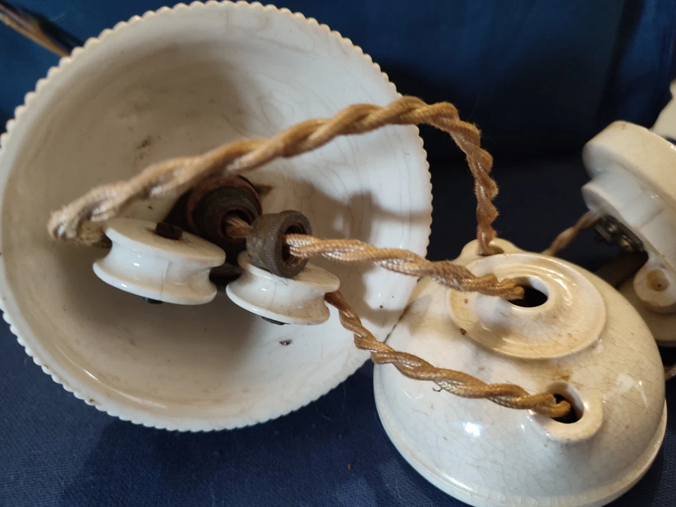 ANCIEN MONTE ET BAISSE  PORCELAINE CREME  XIX ème NAPOLEON III - Photo 3/4