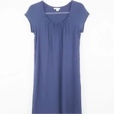 VINCE Navy Blue Shift Dress Cap Sleeve Small  Summer Travel dress fully lined S