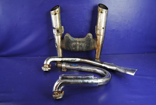 1983 83 Honda Shadow 750 VT750C Full Exhaust System Headers Head Pipe Muffler
