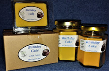 NEW Hand Poured Treats Scents Soy Candles Tarts Votives - Birthday Cake