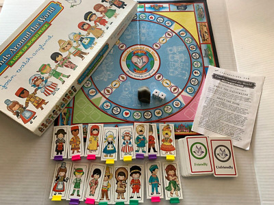 Vtg 1989 Joan Walsh Anglund Game Friends Around the World Complete World Peace