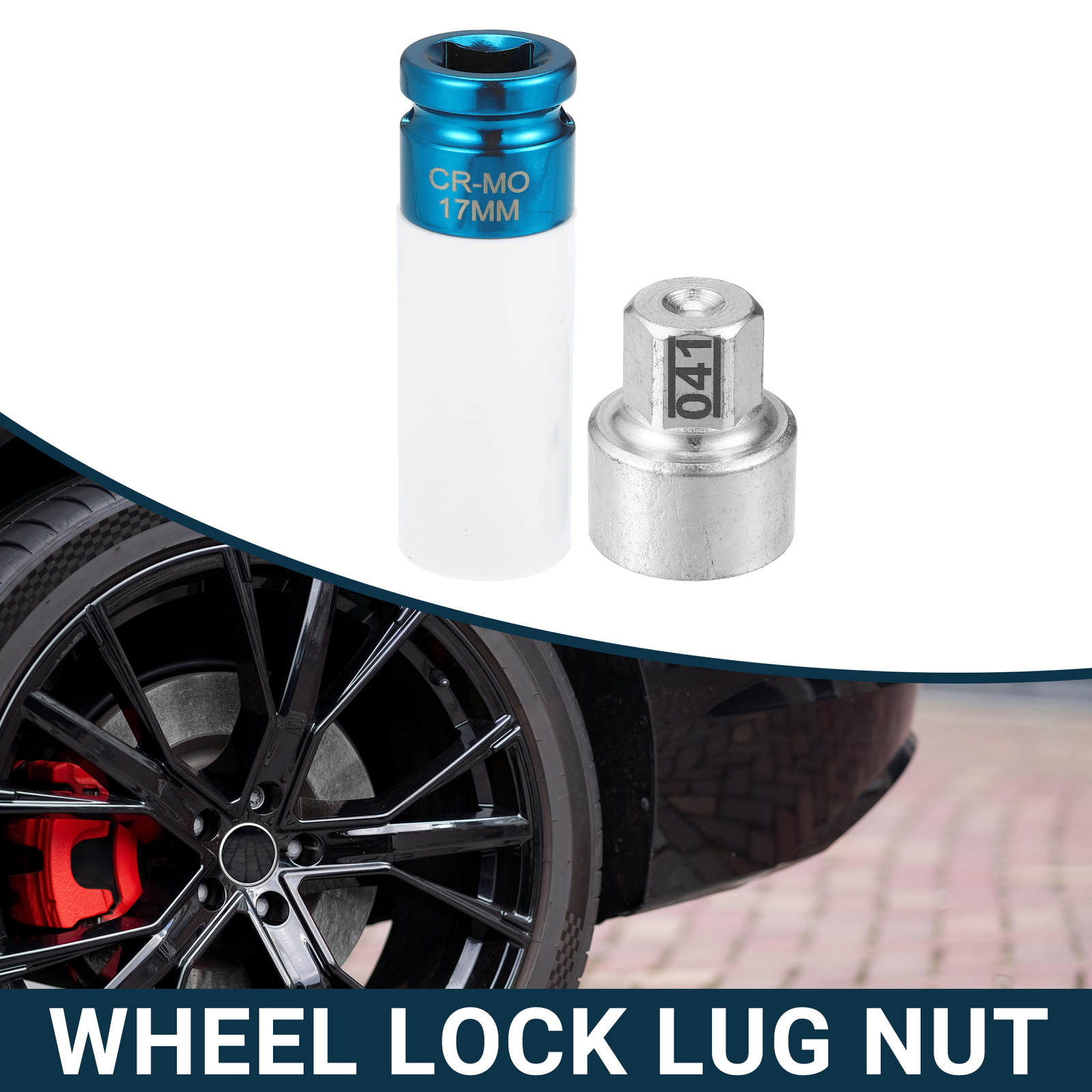 Type 041 Wheel Lock Lug Nut for BMW Wheel Lock with Protector Nut