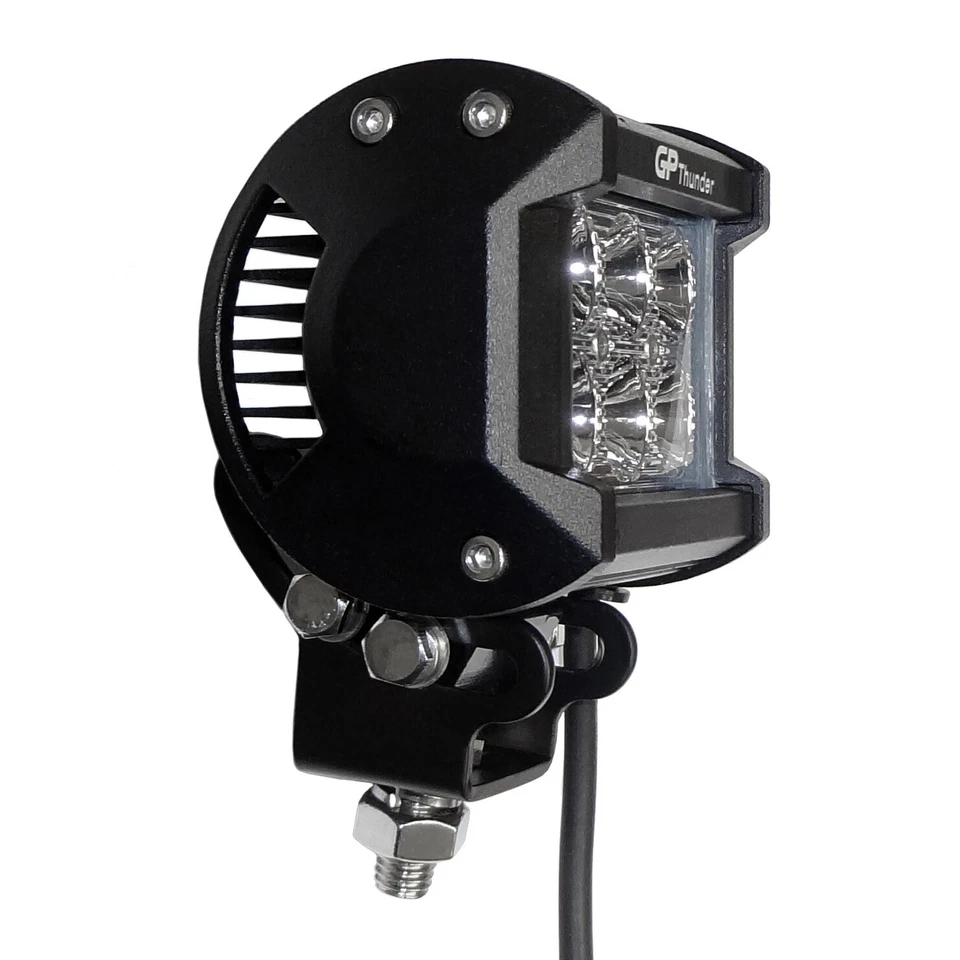 4 piezas 4 pulgadas 18 W LED BARRA DE LUZ DE TRABAJO HAZ DE CONDUCCIÓN SUV ATV 4 lámparas GP Thunder Foto 3 de 4