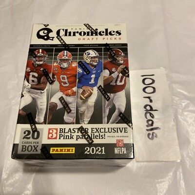 2021 Panini Chronicles Draft Picks Football 4-Pack Blaster Box SHIPS TODAY