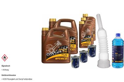 11L PEMCO iDRIVE 370 0W-40 Motoröl API SN ACEA A3/B4 Additiv Auslaufschlauch