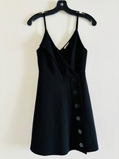 Slience+Noise Urban Outfitterspaghetti strap mini dress, black, XS