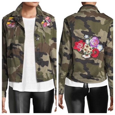 camo floral jacket