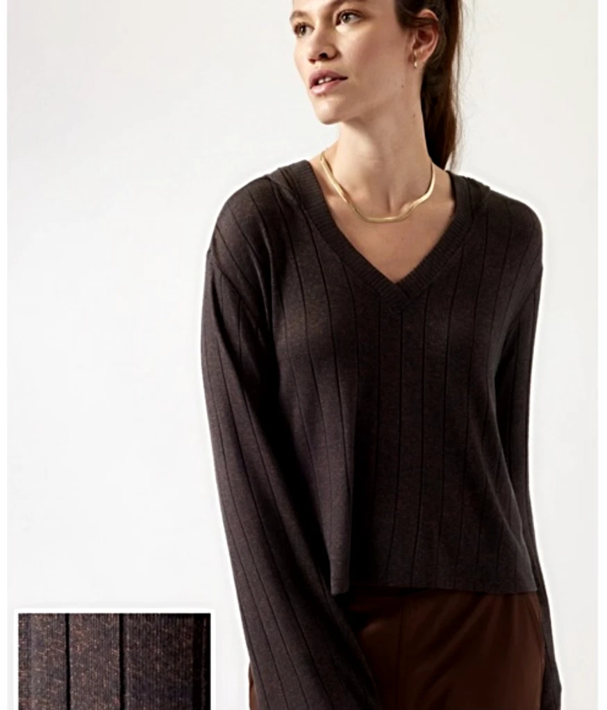 NWT Athleta Harmony Pose Hoodie Top Sweatshirt S 4 6 Mahogany Heather 882344