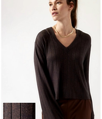 NWT Athleta Harmony Pose Hoodie Top Sweatshirt S 4 6 Mahogany Heather 882344