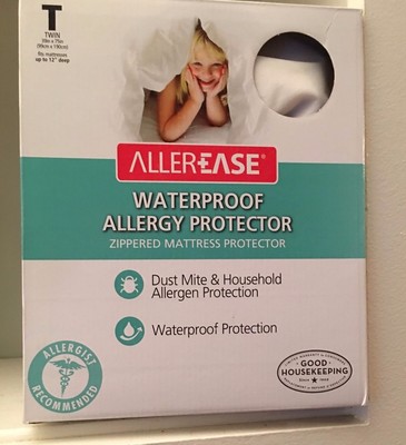 Allerease Waterproof Allergy Zipped Mattress Protector Twin 39'' X 75''